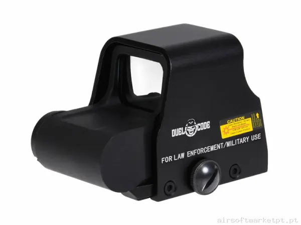 Mira Holográfica vermelho/Verde Duel Code 553 preta — Miras & Ópticas — Airsoft Market PT