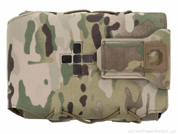 Pouch Medico Warrior Assault Láser Cut Large Horizontal Individual First Aid Ifak multicam — Coletes & Rigs — Airsoft Market PT