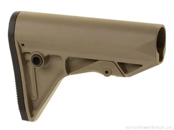 Externo Coronha PTS Enhanced Polymer Stock Compact Dark Earth — Acessórios & Componentes — Airsoft Market PT