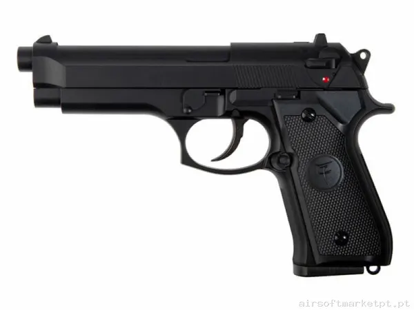 Réplica Gas Pistola Beretta M9 Saigo 92 Polímero negra — Pistolas — Airsoft Market PT