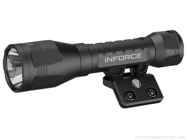 Lanterna Tática Inforce Arc 650 Lr-M Modular Weapon Light preta — Lanternas & Lasers — Airsoft Market PT