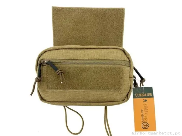 Pouch Abdominal DDU Conquer MK3 Tan — Coletes & Rigs — Airsoft Market PT
