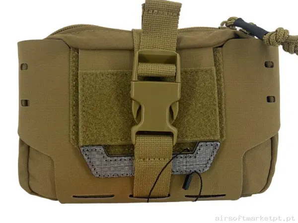 Pouch Médico Conquer Láser Cut Ifak Coyote Brown — Coletes & Rigs — Airsoft Market PT