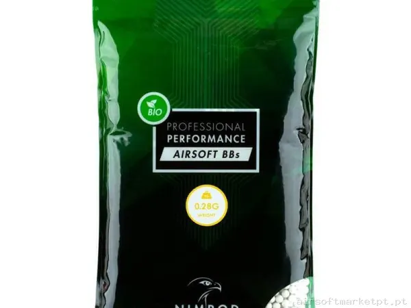 BBs Bio 0.28g Nimrod Professional Performance 1kg Brancas — Munição (BBs) — Airsoft Market PT