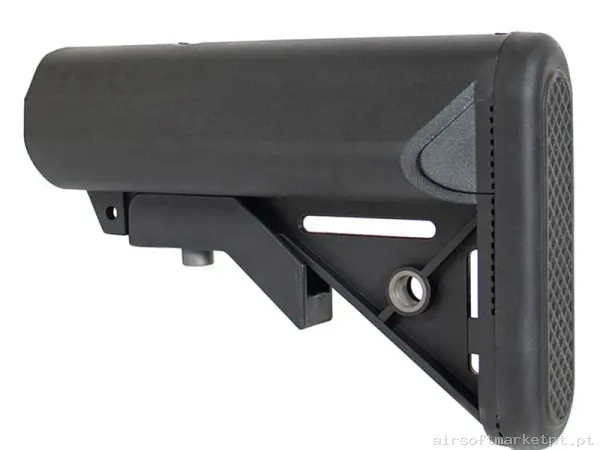 Externo Coronha Crane Stock Evolution Reinforced Polymer negra — Acessórios & Componentes — Airsoft Market PT