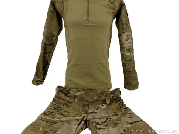Uniforme Completo Con Rodilleras Conquer Ecr Multicam - XXL — Vestuário (Fardas) — Airsoft Market PT