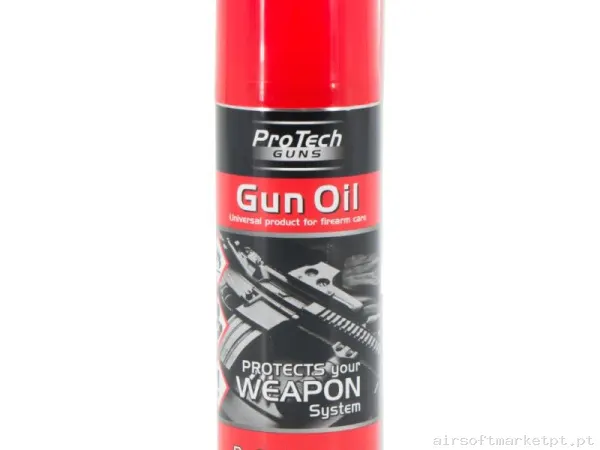 ACEITE MINERAL SPRAY PRO TECH GUNS GUN & RIFLE OIL AEROSOL 200ML — Outros — Airsoft Market PT