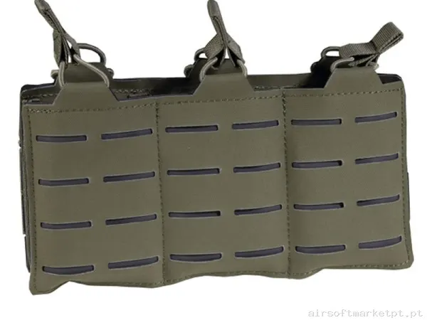 Pouch Corso Cargador M4 Triple Dagger Mk1 Láser Verde Od — Coletes & Rigs — Airsoft Market PT