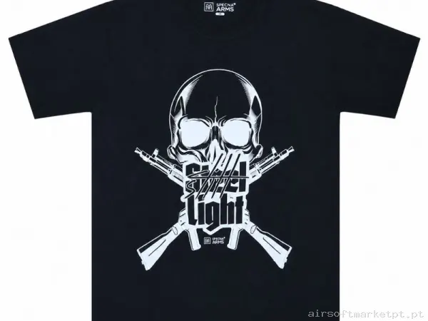 CAMISETA SPECNA ARMS STEEL LIGHT NEGRO — Vestuário (Fardas) — Airsoft Market PT