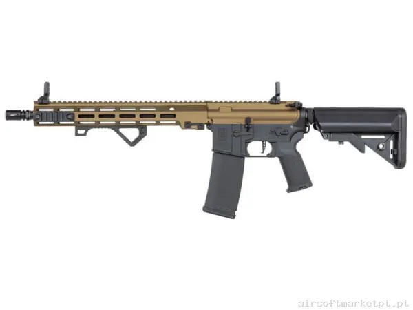 Réplica airsoft AEG M4 Specna Arms SA-P22 Prime Aster II ETU Chaos Bronze — Rifles de Assalto (AR/M4/AK) — Airsoft Market PT