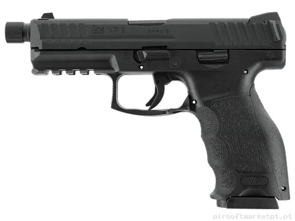 Réplica GBB Pistola VP9 Tactical Umarex H&K negra — Pistolas — Airsoft Market PT