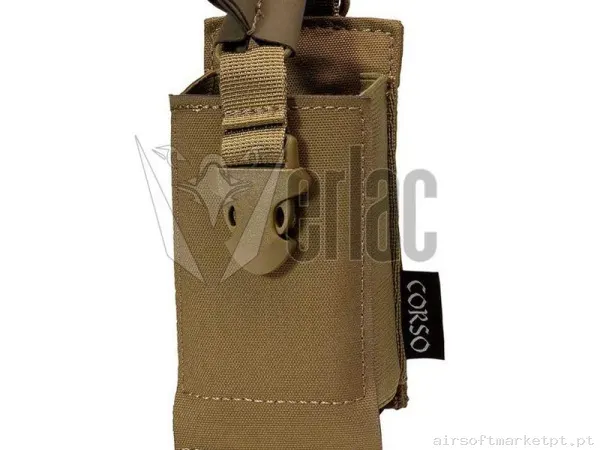 Pouch Walkie Dagger Molle Corso Coyote — Coletes & Rigs — Airsoft Market PT