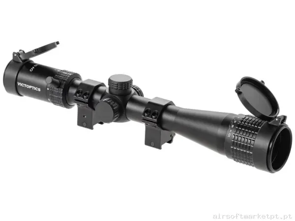 Mira telescópica 4-12X40 Victoptics Soi Ao Scope negra — Miras & Ópticas — Airsoft Market PT