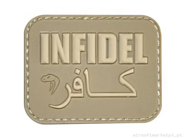 PARCHE PVC VIPER INFIDEL VCAM — Patches & Decoração — Airsoft Market PT