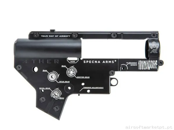 CARCASA GEARBOX V2 AETHER REFOZADA SPECNA ARMS PRIME — Peças Internas (AEG) — Airsoft Market PT