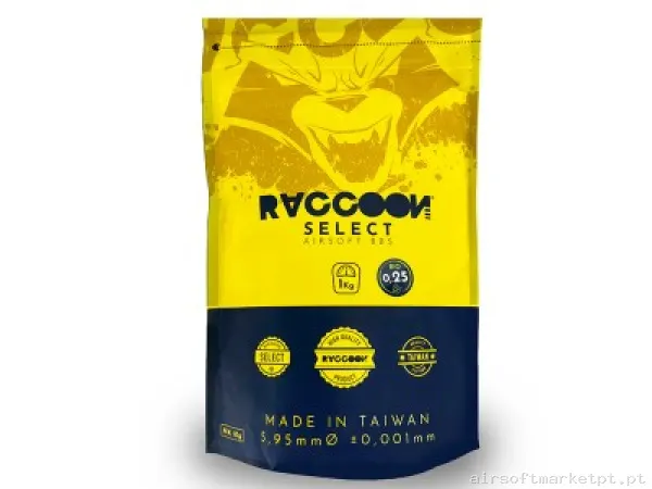 Muniçao 0,25 BIO Raccoon — Munição (BBs) — Airsoft Market PT