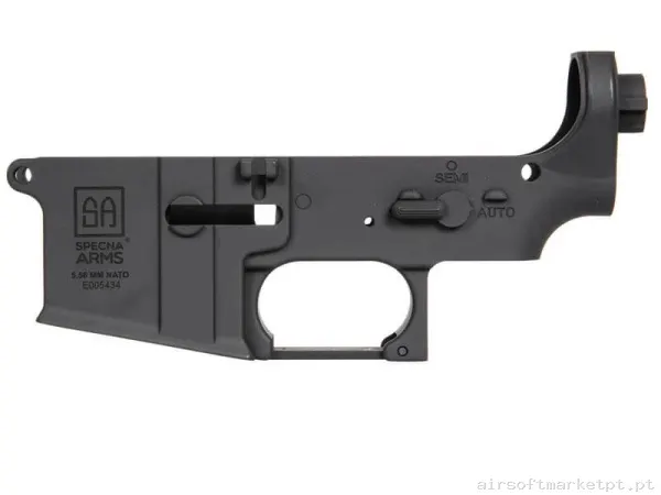 Receptor Inferior Externo M4 Specna Arms Edge AR15 Metal preto — Acessórios & Componentes — Airsoft Market PT