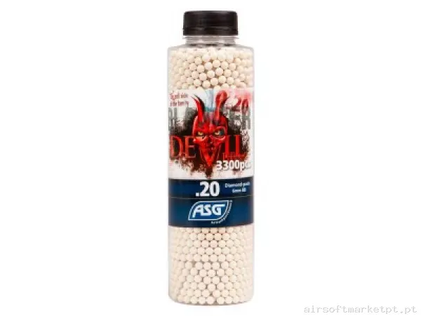 Bbs muniçao 0,20 PVC Devil Blaster ASG — Munição (BBs) — Airsoft Market PT