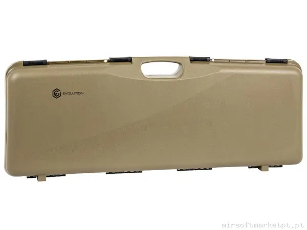 Maleta Rígida Porta Fusiles Evolution Rifle Hard Case Ea0501rct 82 Cm tan — Sacos & Mochilas — Airsoft Market PT