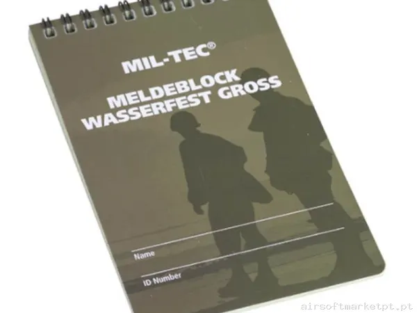 Caderno Impermeável Mil-Tec Waterproof Big Message Book — Vestuário (Fardas) — Airsoft Market PT