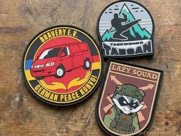 Custom 3D PVC Patches – Premium Military & Tactical Designs — Patches & Decoração — Airsoft Market PT