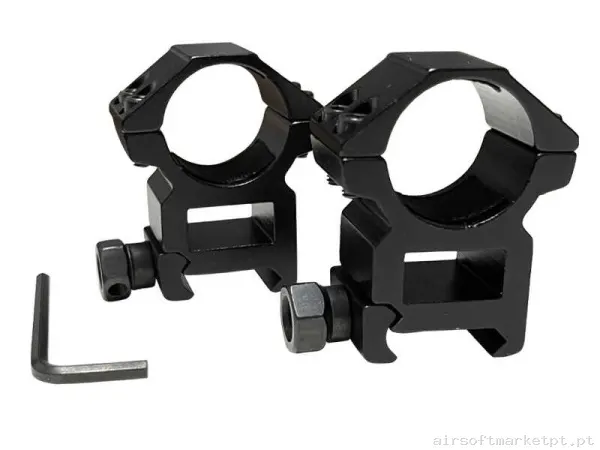 Externo Anilhas Altas 25mm Oem Negras 2u — Acessórios & Componentes — Airsoft Market PT