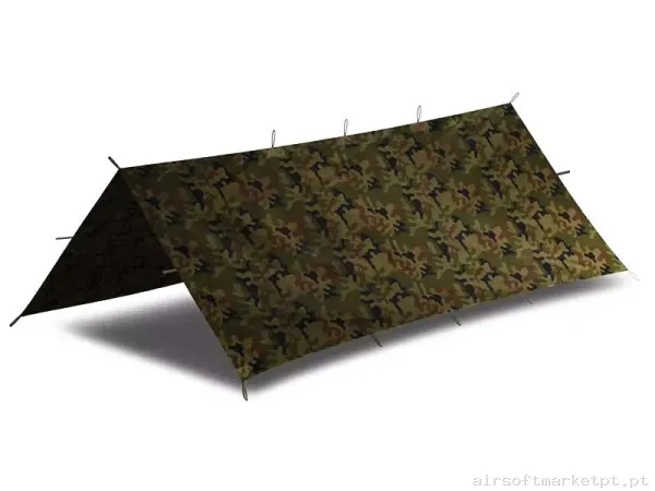 Toldo Universal Tático Helikon-Tex Supertarp Pequeno Pl Woodland — Outros — Airsoft Market PT