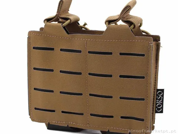 Pouch Corso Cargador G36 Doble Dagger Láser Coyote — Coletes & Rigs — Airsoft Market PT