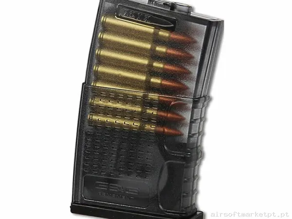 Magazine Réplica Midcap G2h G&G Mbr G-08-160 Polímero 40 Bbs preto — Carregadores / Magazines — Airsoft Market PT