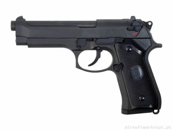 Réplica airsoft GBB Pistola Beretta M9 Kj Works Km9 Polímero negra — Pistolas — Airsoft Market PT