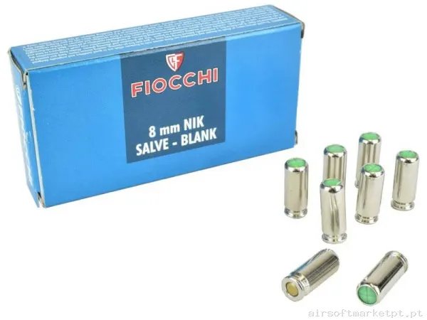 Munição Detonadora 8mm Fiocchi Blank Cartridges Fi8 50u — Munição (BBs) — Airsoft Market PT