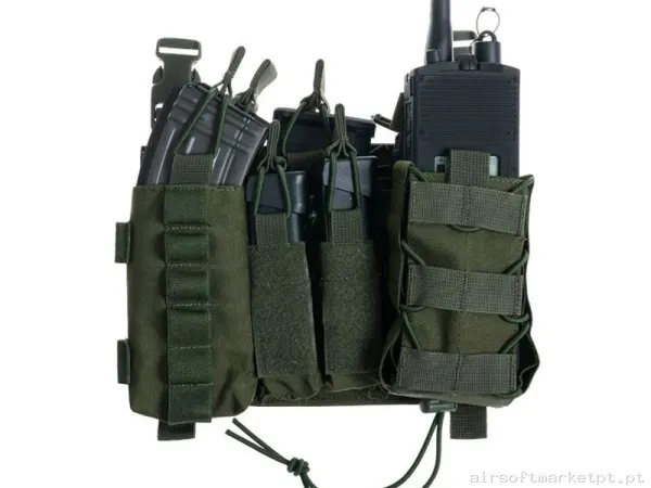 PANEL ASALTO FORCE MK1 DELTA TACTICS VERDE OD — Coletes & Rigs — Airsoft Market PT