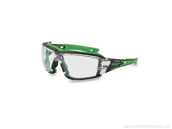 Gafa Pegaso Black and White Transparentes + Kit Protección — Proteção Ocular & Facial — Airsoft Market PT