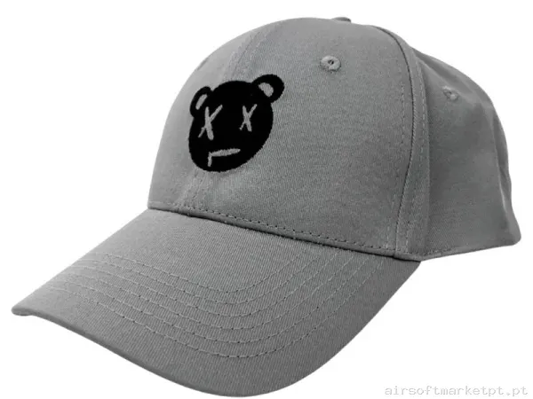 Gorra Beisbol Cubysoft Oso gris — Proteção Ocular & Facial — Airsoft Market PT