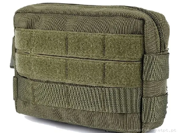 POUCH PORTA ACCESORIOS DELUXE VERDE OD — Coletes & Rigs — Airsoft Market PT