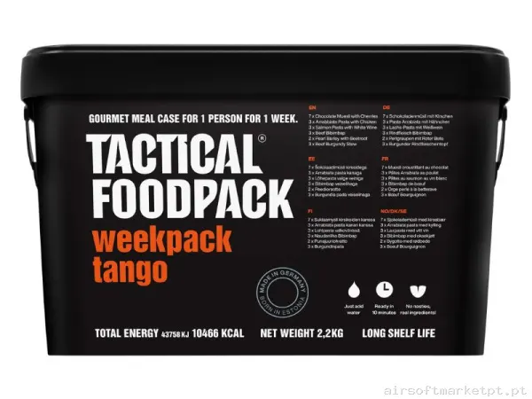 PACK COMIDA TACTICAL FOODPACK PACK SEMANAL TANGO — Outros — Airsoft Market PT