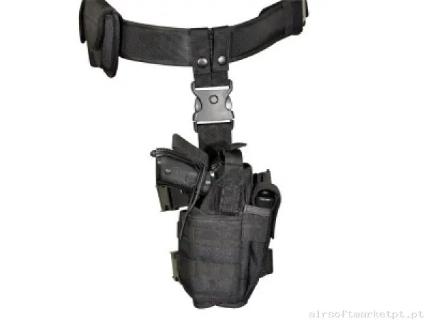 Coldre perna Swiss Arms Preto — Acessórios & Componentes — Airsoft Market PT