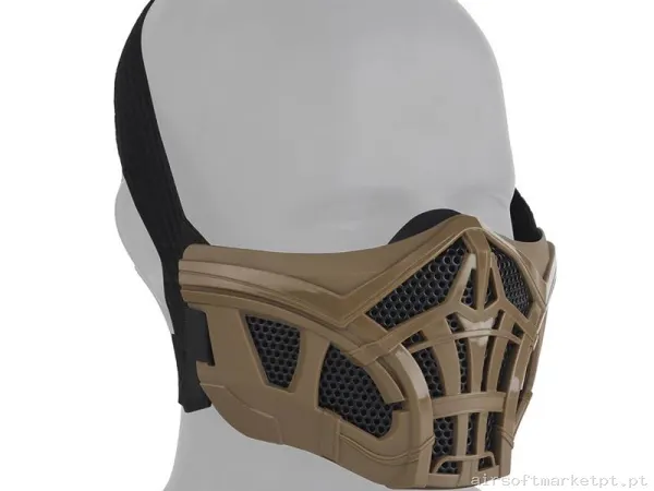 Máscara Proteção Wosport Scorpion Half Mask Dark Earth — Proteção Ocular & Facial — Airsoft Market PT