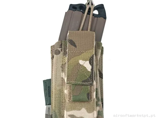 Pouch Magazine Pouch M4 + Pistola 9mm Warrior Assault Single Open multicam — Coletes & Rigs — Airsoft Market PT