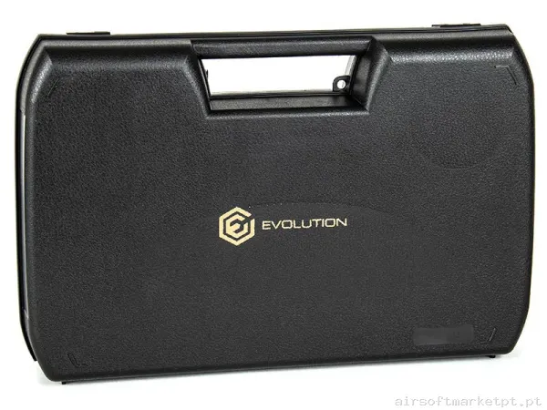 Maleta Rígida Porta Pistola Evolution Pistol Hard Case Ea0515pc 32 Cm preto — Sacos & Mochilas — Airsoft Market PT