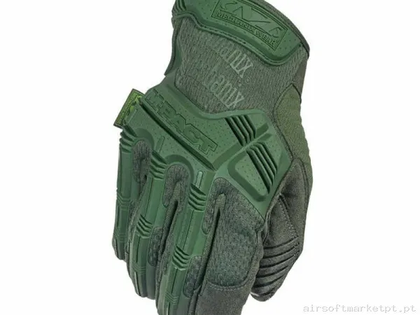 Luvas Mechanix M-Pact verde OD — Gear Táctico — Airsoft Market PT