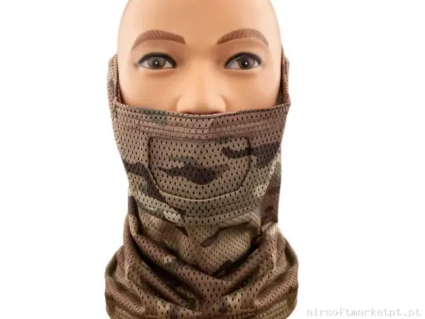 Máscara Proteção Balaclava Cygnus Armory Face Warrior Gen.2 Estilo multicam — Proteção Ocular & Facial — Airsoft Market PT