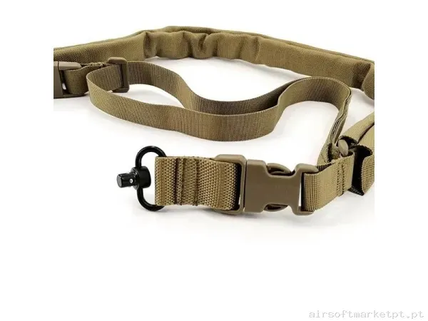 Correa CONQUER Quick-Detach 1 Punto Tan — Acessórios & Componentes — Airsoft Market PT