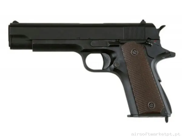 Colt 1911 CM123  CYMA Preto — Pistolas — Airsoft Market PT