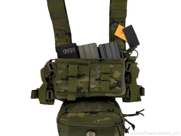 Chest Rig Conquer Boscoso Español — Coletes & Rigs — Airsoft Market PT