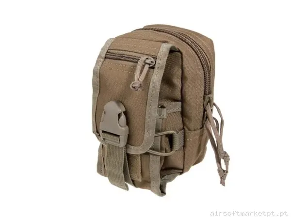 Pouch Con Cremallera Molle Tan - Delta Tactics — Coletes & Rigs — Airsoft Market PT
