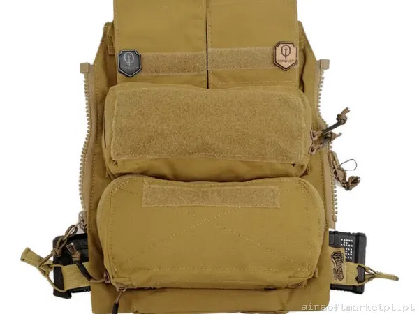 Painel Traseiro Conquer C2 Elite marrom Coyote — Coletes & Rigs — Airsoft Market PT