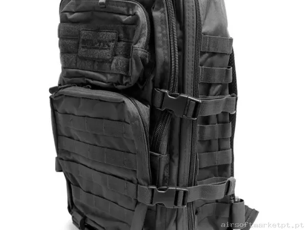 Mochila Tática MOLLE Mil-Tec Us Assault 36l preta — Sacos & Mochilas — Airsoft Market PT