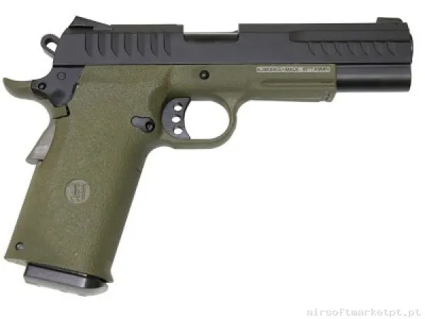 Hi Capa KP-08 Kjw Gas OD — Pistolas — Airsoft Market PT
