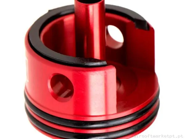 Interno Cabeça Cilindro Ver.2 Maxx Model Double Air Seal & Damper Alumínio vermelho — Peças Internas (AEG) — Airsoft Market PT